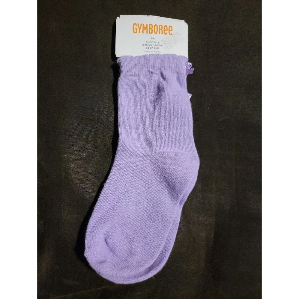 Gymboree daffodil‎ garden purple socks Easter size 3 4 nwt